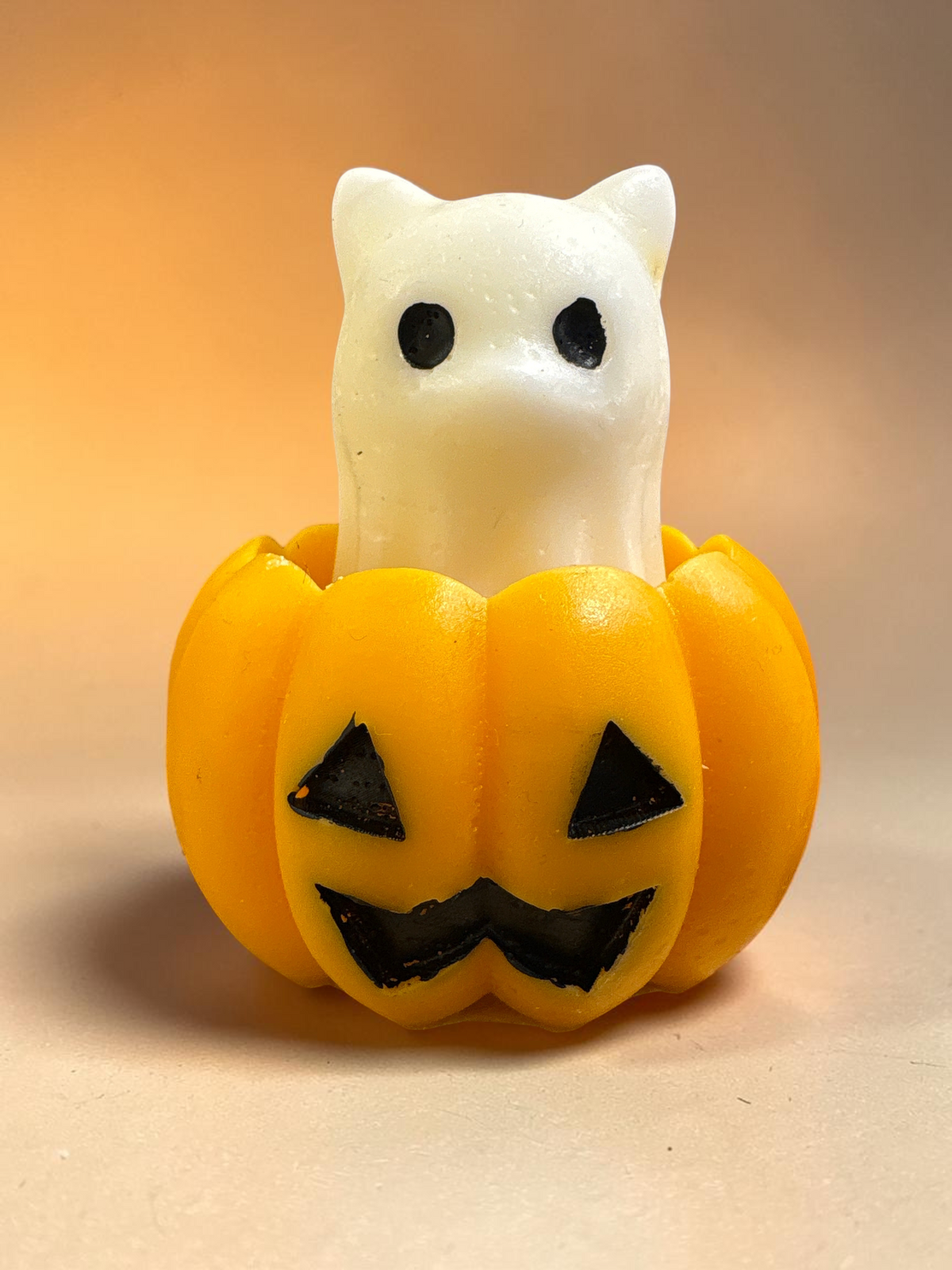 Gatito adentro de calabaza