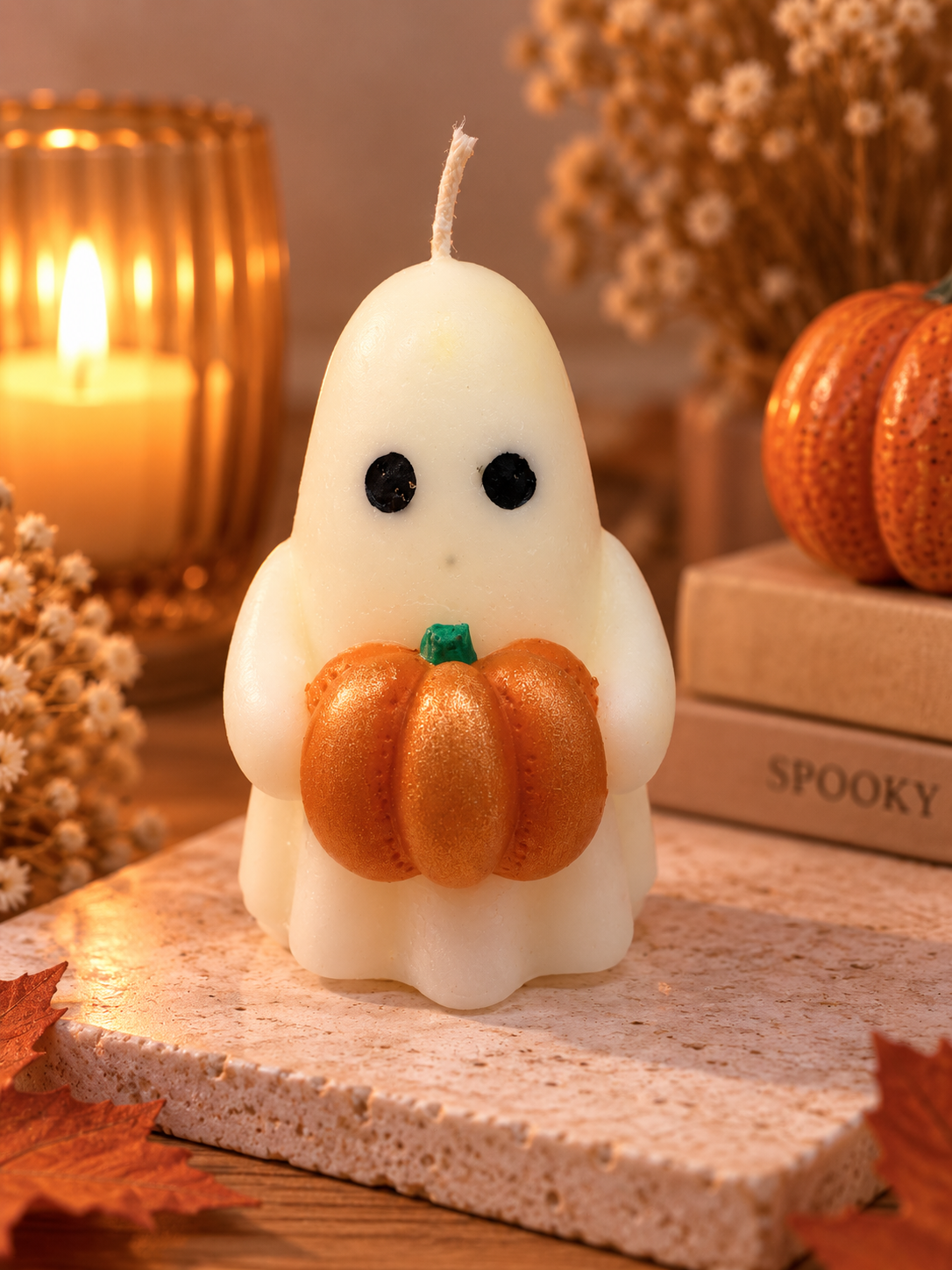 Fantasma con calabaza