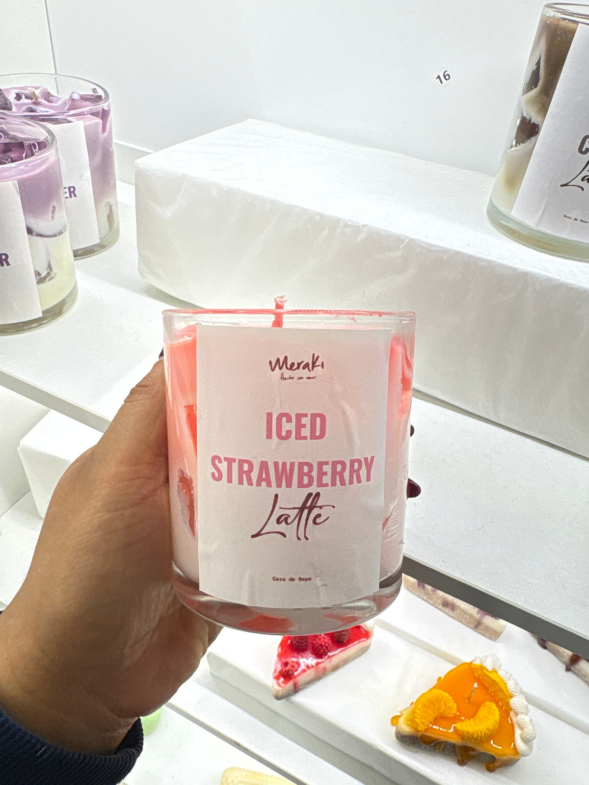 Iced Strawberry Latte