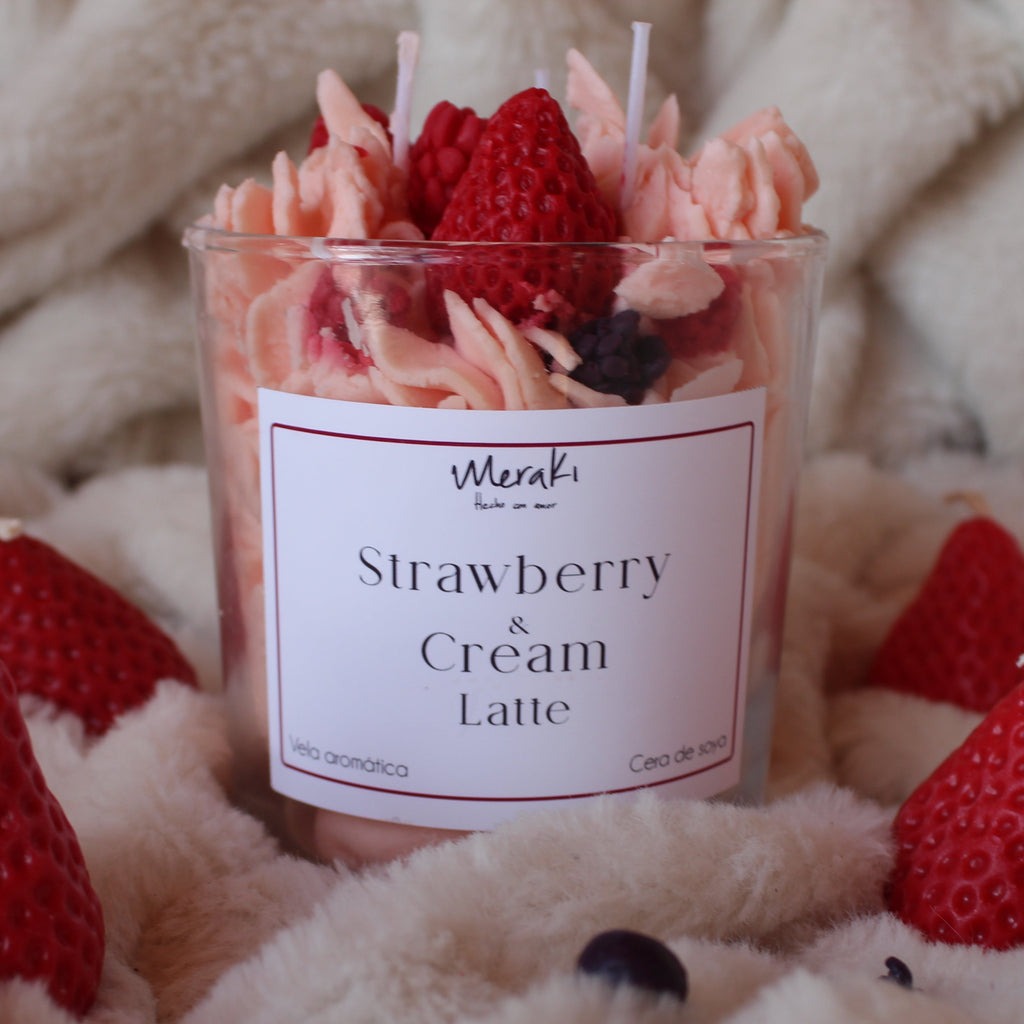 Strawberry & Cream Latte